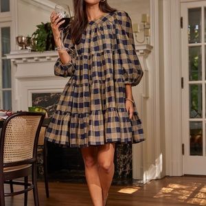 NWT Summersalt Tiered Mini Dress Plus Size 1X